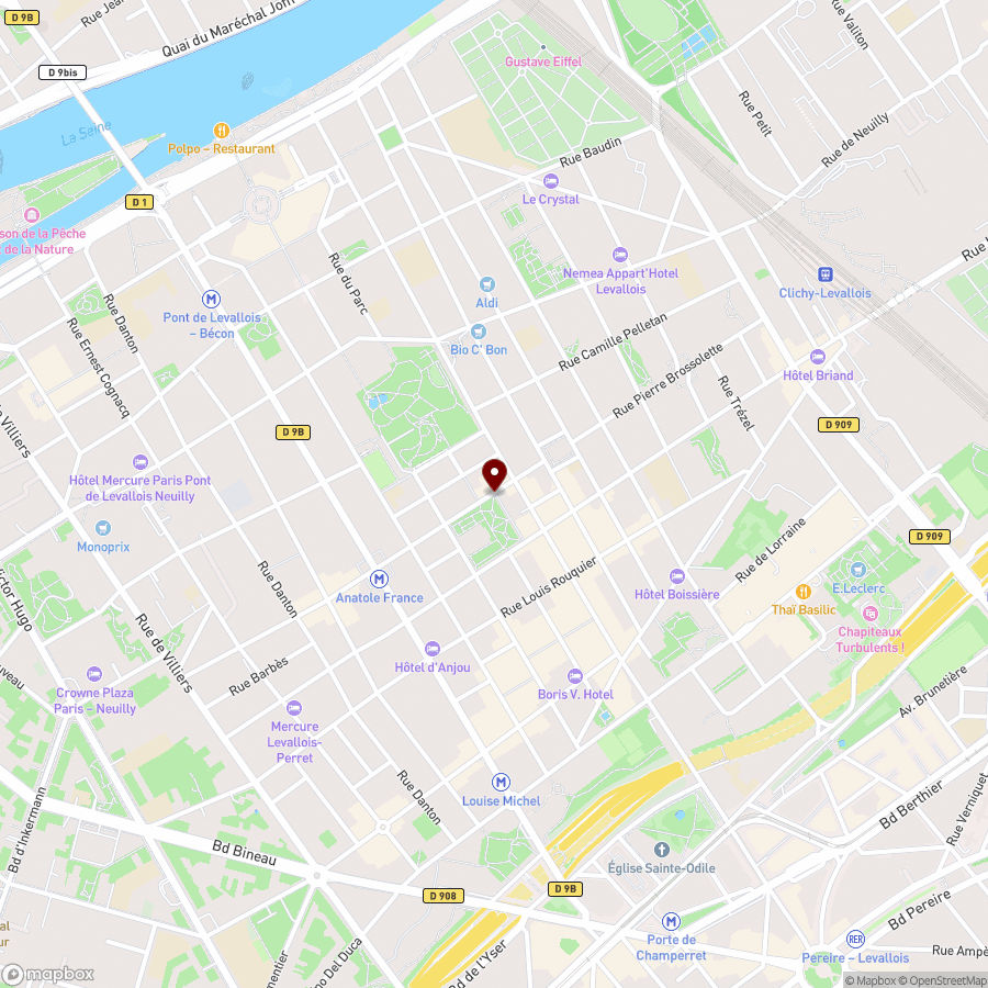 Plan d'accès du restaurant Jacky's